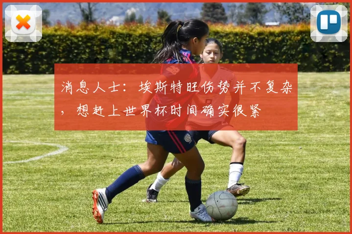 消息人士：埃斯特旺伤势并不复杂，想赶上世界杯时间确实很紧